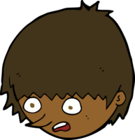 cartoon stressed face png