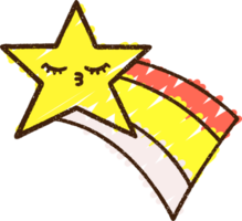 dibujo de tiza estrella png