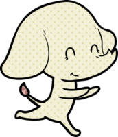 elefante bonito dos desenhos animados png