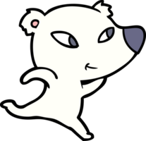 simpatico cartone animato orso polare png