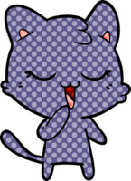 glückliche Cartoon-Katze png