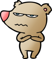 angry bear cartoon png