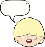 cartoon happy face with speech bubble png