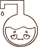 experimento científico dibujo al carboncillo png