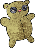 old teddy bear cartoon png