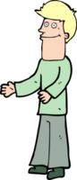 cartoon man shrugging shoulders png