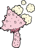 cartoon weird mushroom png