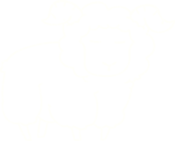 dessin à la craie de mouton png