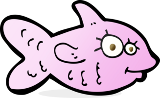 Cartoon glücklicher Fisch png