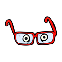 cartoon eyes in spectacles png