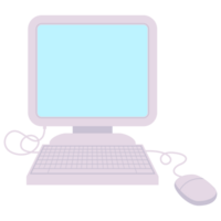 computer with mouse and keyboard png