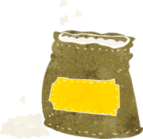 cartoon bag of flour png