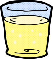 dessin animé whisky verre png