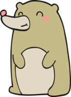 orso simpatico cartone animato png