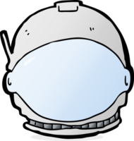 visage d'astronaute de dessin animé png