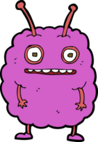 Cartoon lustiges Alien-Monster png