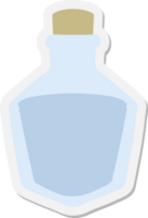 cartoon potion bottle sticker png