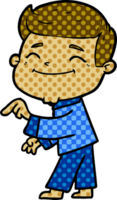 hombre feliz de dibujos animados png