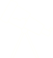 dessin à la craie de télescope png