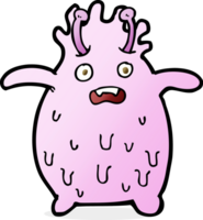 cartoon funny slime monster png