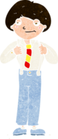 Cartoon-Mann mit Zahnspange png