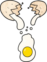 fresh cracked egg png