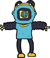 cartoon deep sea diver png