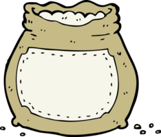 cartoon bag of flour png