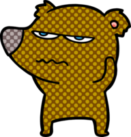 Björn tecknad serie karaktär png