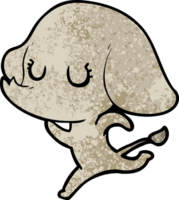 éléphant de dessin animé mignon png