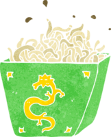 cartoon noodle box png