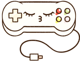 Console Controller Chalk Drawing png