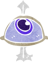 símbolo de ojo de dibujos animados png