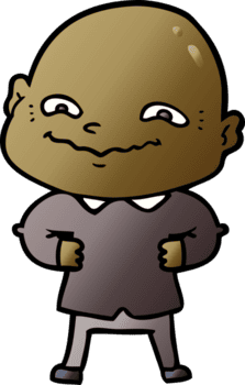 cartoon creepy guy png