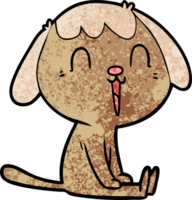 chien de dessin animé mignon png