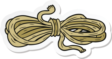 sticker of a cartoon rope png