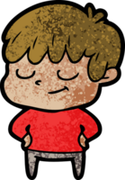 niño feliz de dibujos animados png