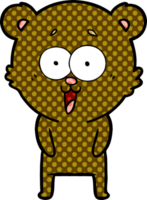 dibujos animados de oso de peluche riendo png