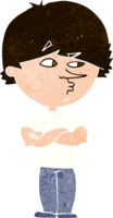 cartone animato uomo sospettoso png