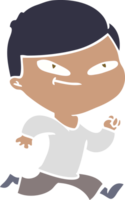 flat color style cartoon boy png