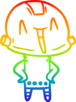 arc-en-ciel, gradient, ligne, dessin, dessin animé, robot png