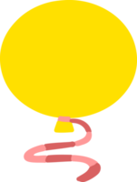 vrolijke ballon zwevend png