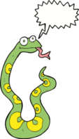 cartoon snake with speech bubble png
