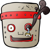 cartoon robot hoofd png