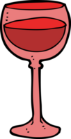 verre de vin de dessin animé png