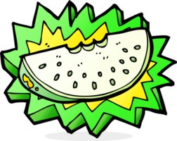 tecknad serie melon skiva png