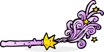 cartoon magic wand png