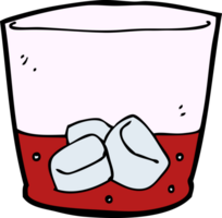 cartoon drink in glass png