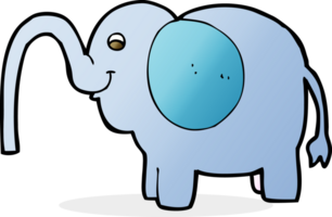 elefante de desenho animado esguichando água png