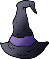 cartoon doodle witch hat png